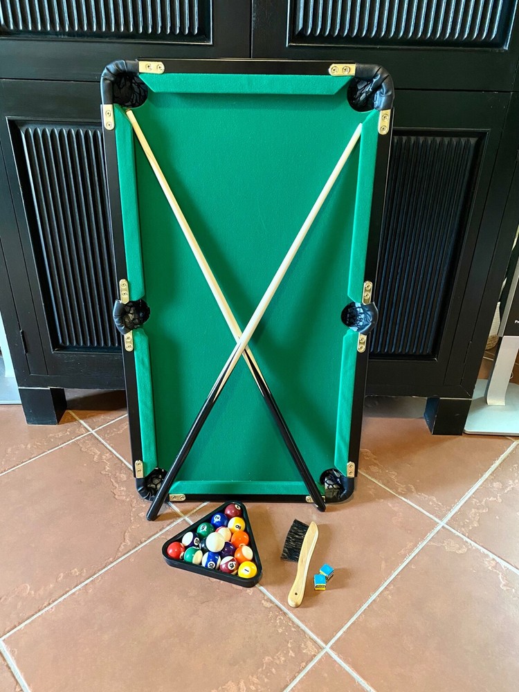 Tabletop Mini Pool Table / Billiards Set, Kid's Games Tabletop