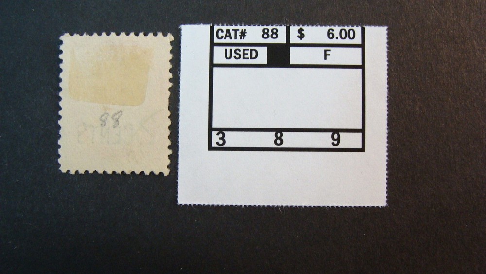 CANADA SCOTT # 88 USED F # 30008-9