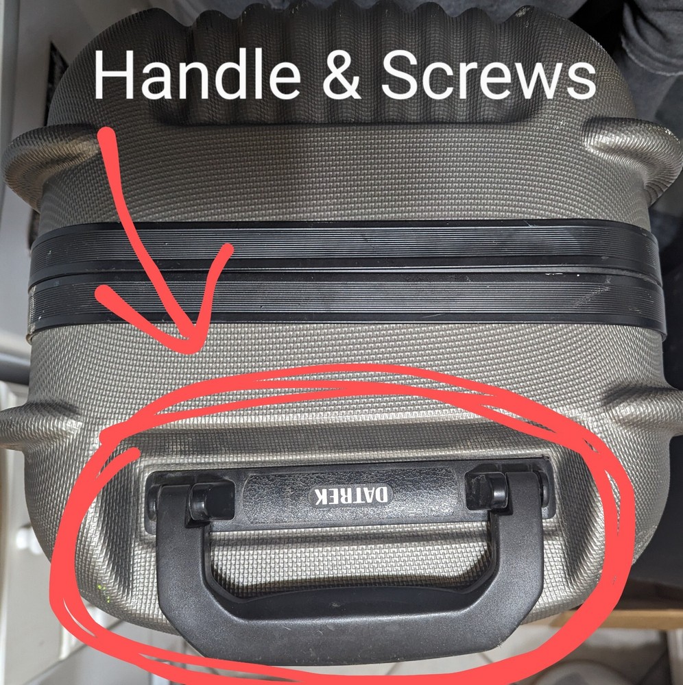 Genuine Spring Back Datrek Golf Case Handle Replace Fix Repair Part + Screws