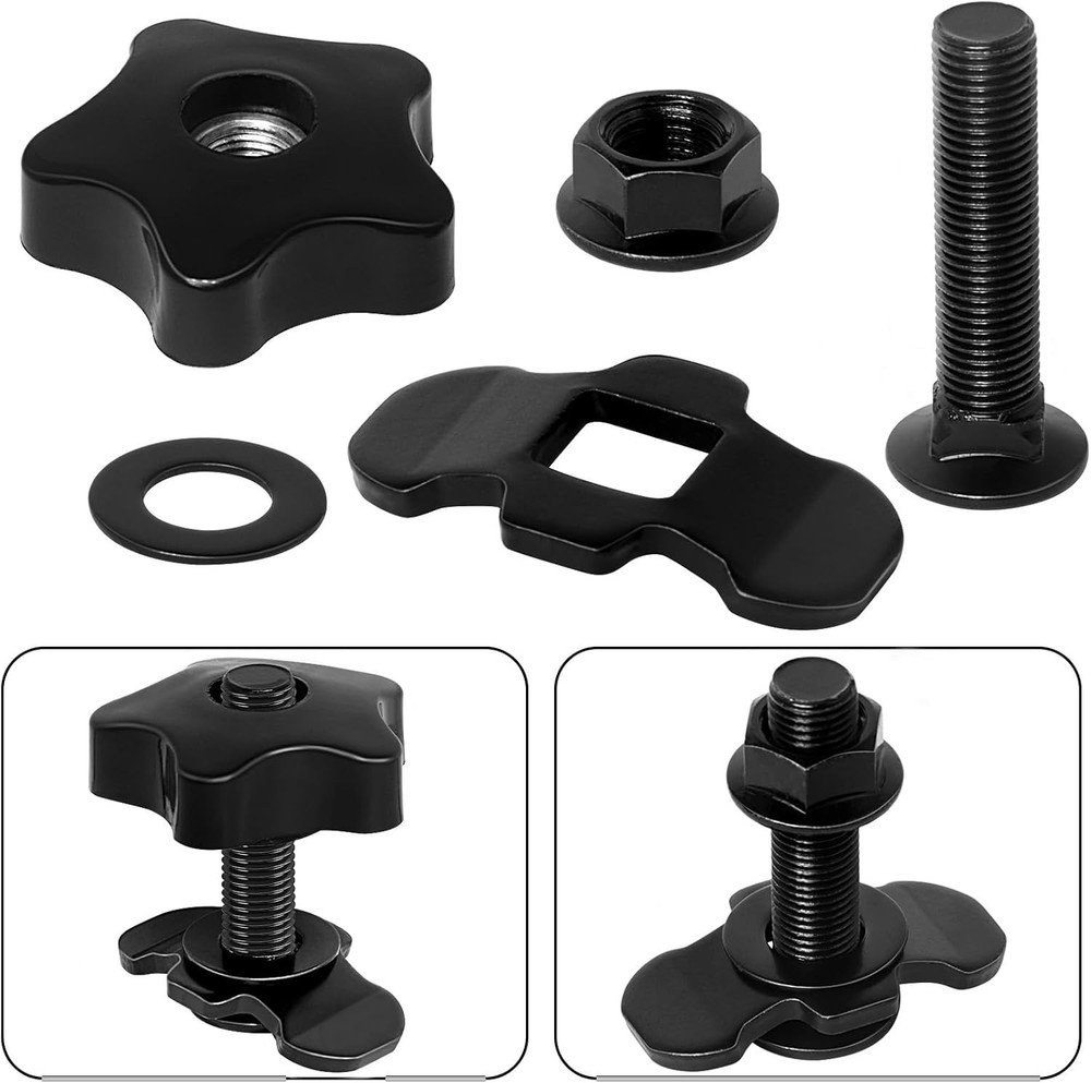 L Track Threaded Stud Fittings L-Track Threaded Double Stud Lug Fitting with Kno