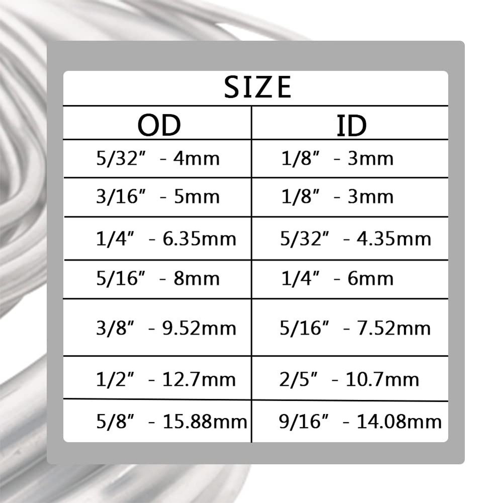 1060 Aluminum Coiled Tubing 3/8" OD Seamless Round Pipe, 0.039" Wall Thicknes...