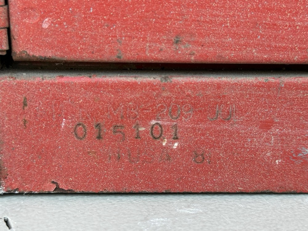 Vintage Matco Tool Box MB-209 Side Box Tools Cabinet