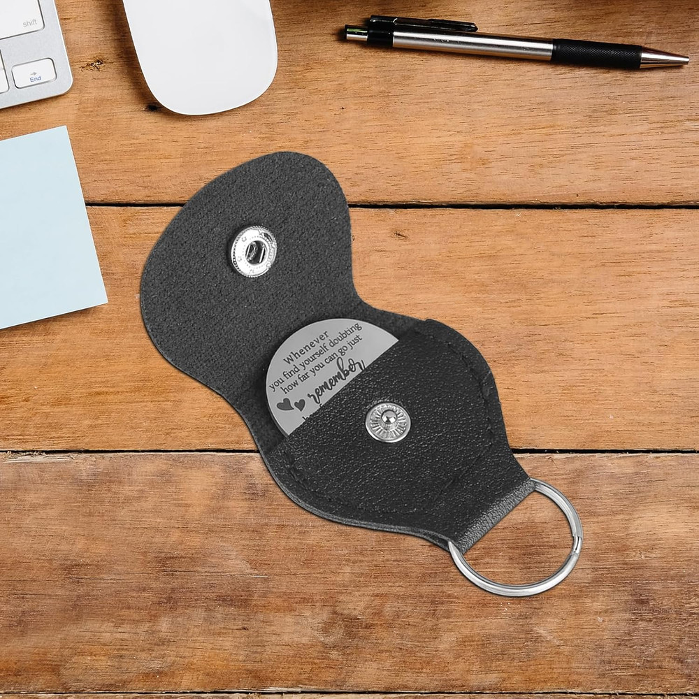 Pocket Hug Token - Double Sided Long Distance Relationship Keepsake Stainless St