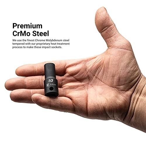 3/8 in. Drive Semi-Deep Impact Socket 12 mm