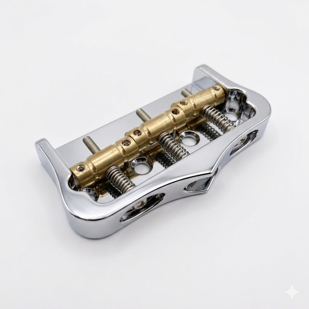 Boutique Tele Short Half Bridge - Chrome