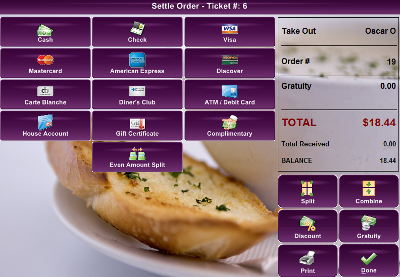 Menu programming service for Aldelo Restaurant Cafe & Pizza POS system software