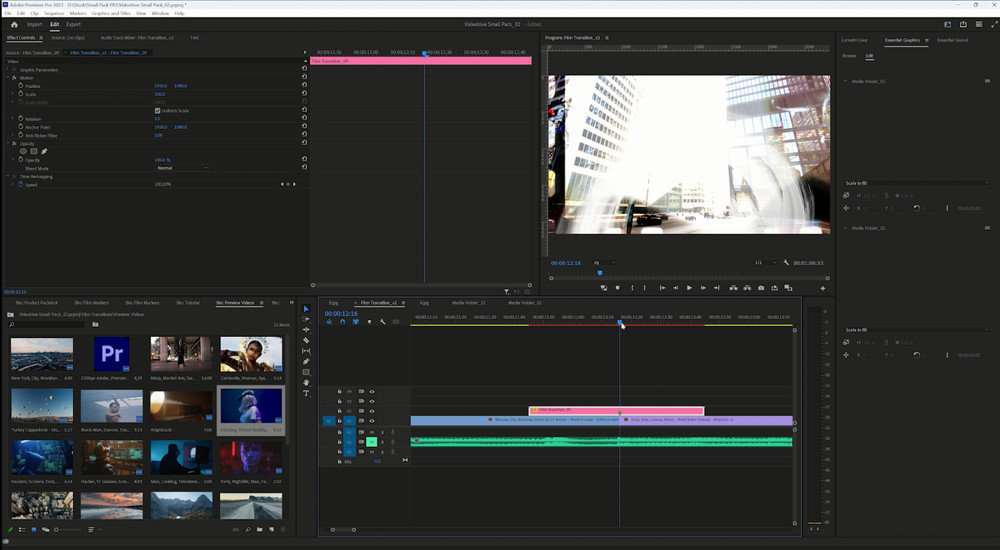 Film Scribble Transitions Premiere Pro