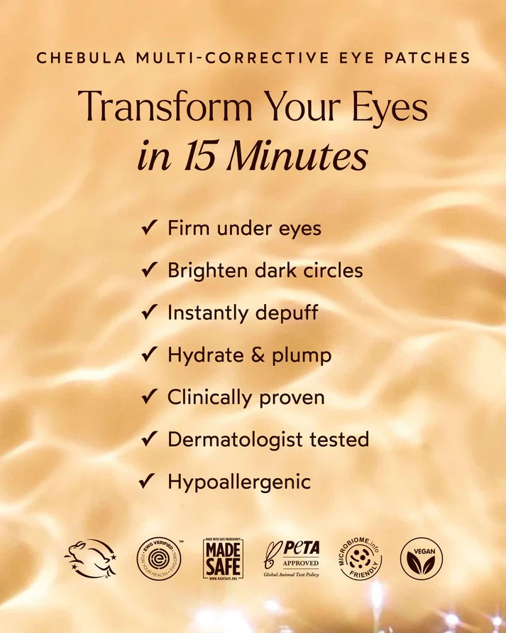 NEW True Botanicals Chebula Multi-Corrective Eye Patches