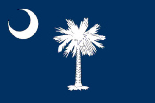 Address Labels State Flag South Carolina