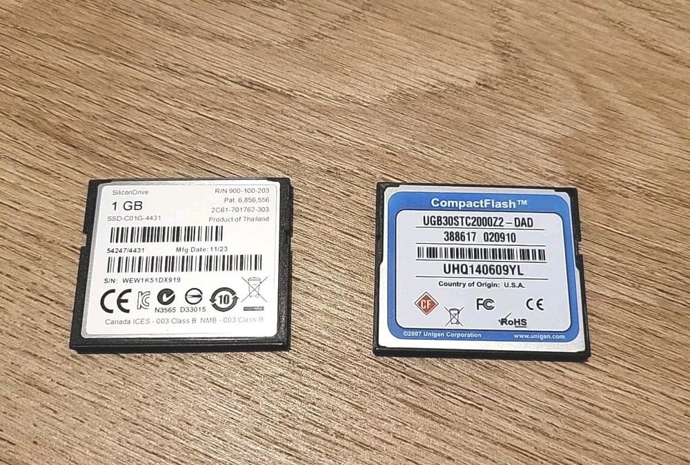 Cisco MEM-CF 1GB & 2GB Compact Flash Memory
