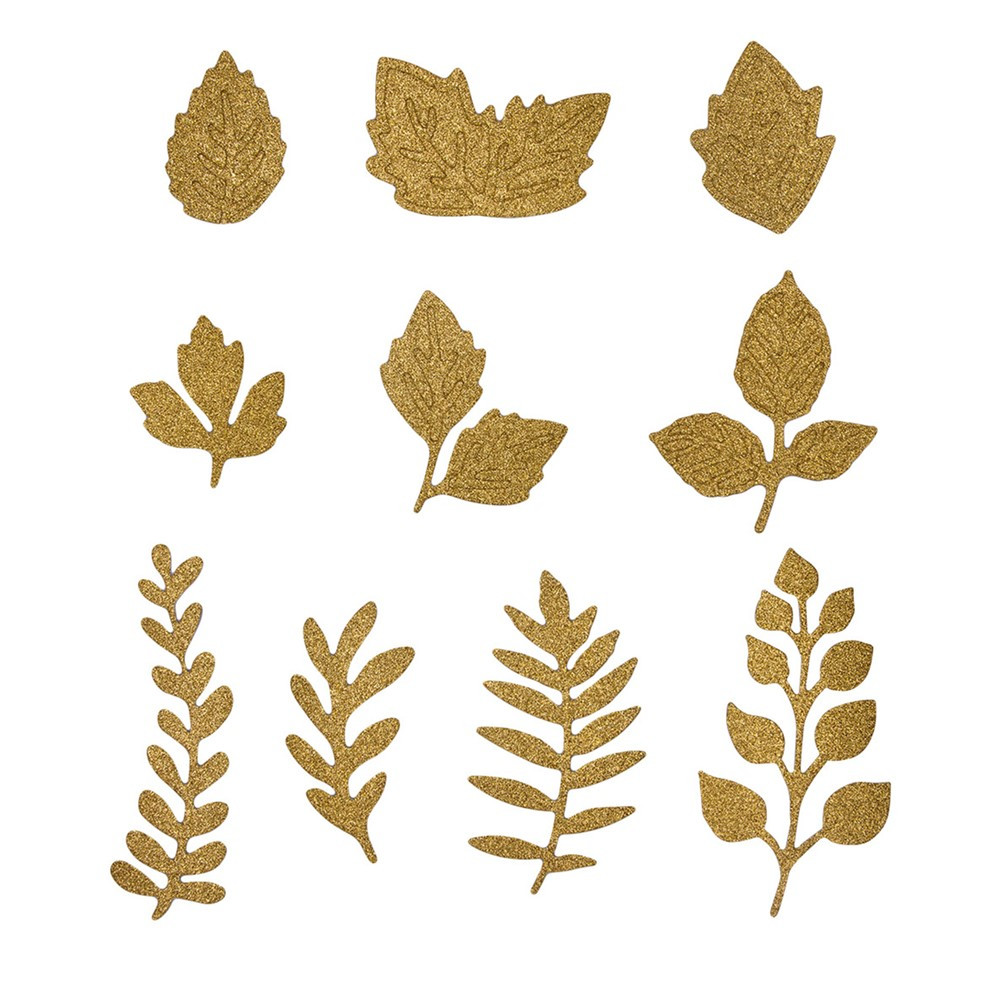 Spellbinders Glitter Die-Cuts 24/Pkg Foliage