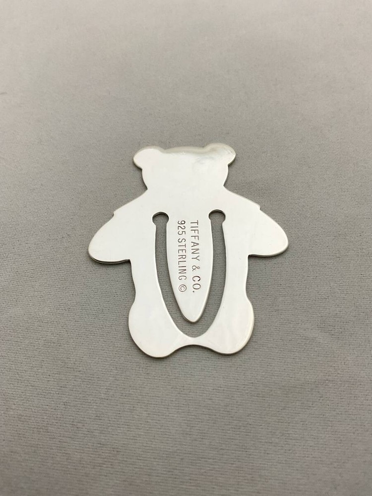 TIFFANY&Co. Sterling Silver 925 Bear Bookmark Accessory