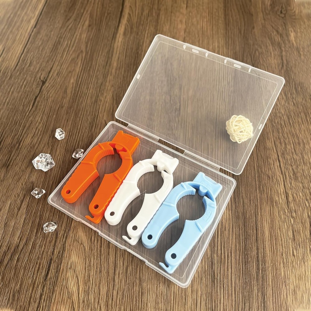 Can and Bottle Opener Multi Function, 3 Pack Standard, Blue, Orange, White