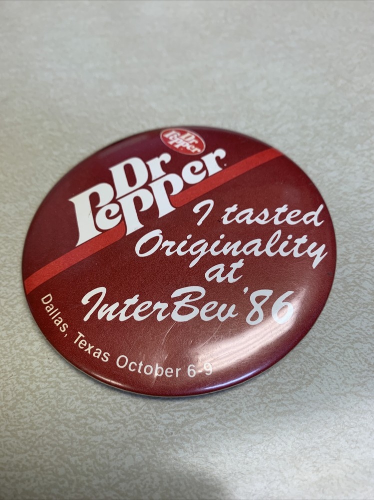 dr pepper button