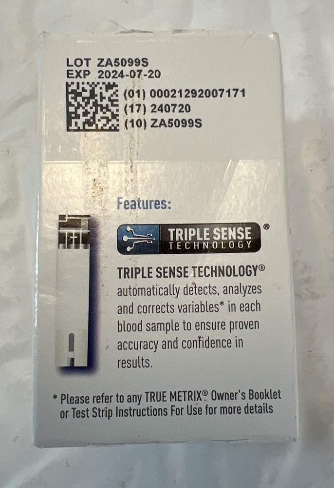 True Metrix Blood Glucose Test Strips 250 Ct. (5 Sealed Boxes) - READ