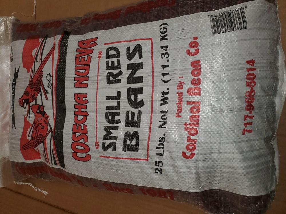 Cosecha Nueva Small Red Beans 25 Lbs
