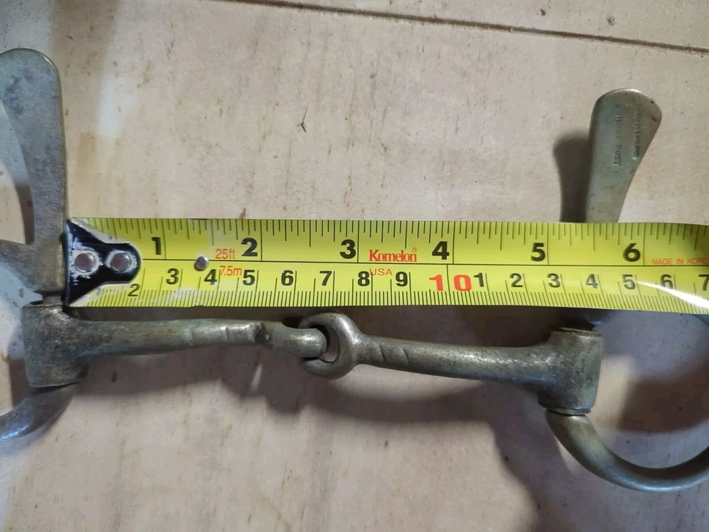 VINTAGE USED Never Rust HORSE BIT England Snaffle