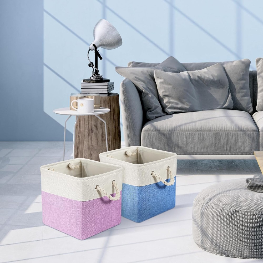 Cube Organizer Fabric Organizer Foldable Cube Basket