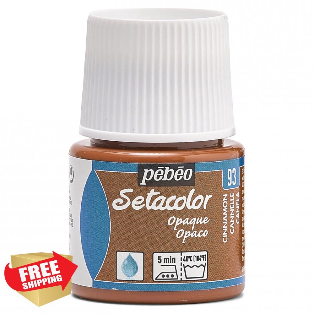 Pebeo Setacolor Opaque Fabric Paint 45ml Cinnamon
