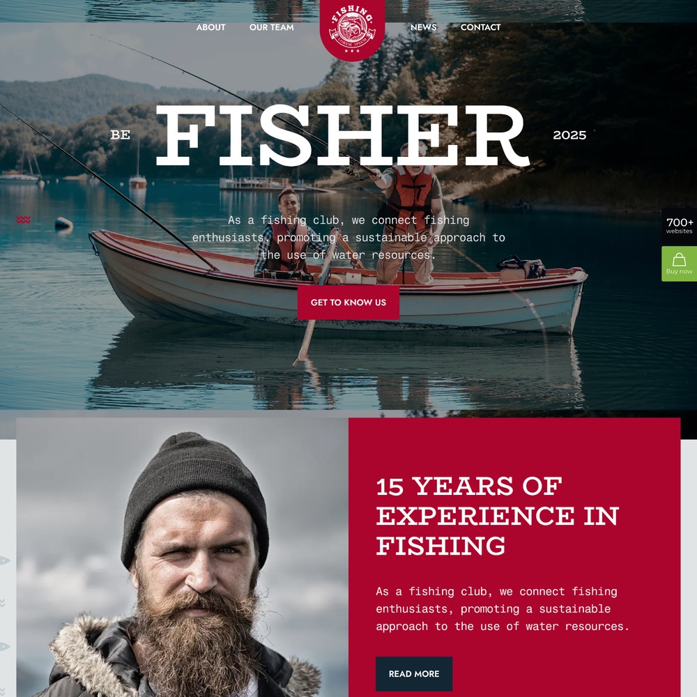 Fisher Website Design with Free VPS Web Hosting & Installation