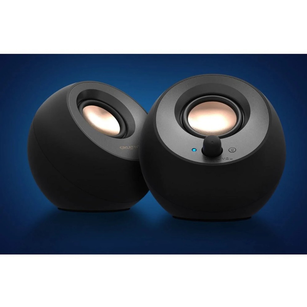 Creative Pebble V3 2.0 Bluetooth Speaker System, 8 W RMS, Black (Open Box)