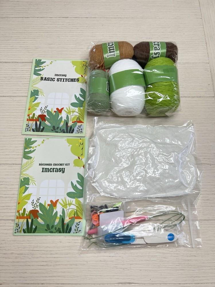Imcrasy Beginner Crochet Kit NOS