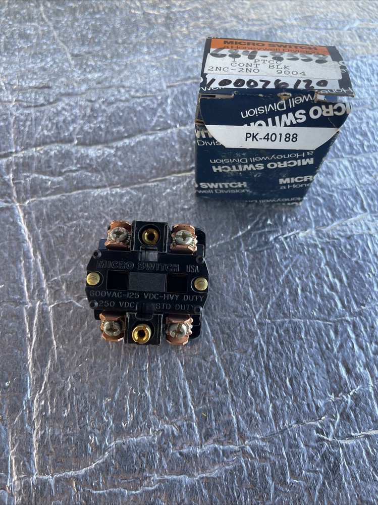 HONEYWELL PK 8306 3 MICROSWITCH