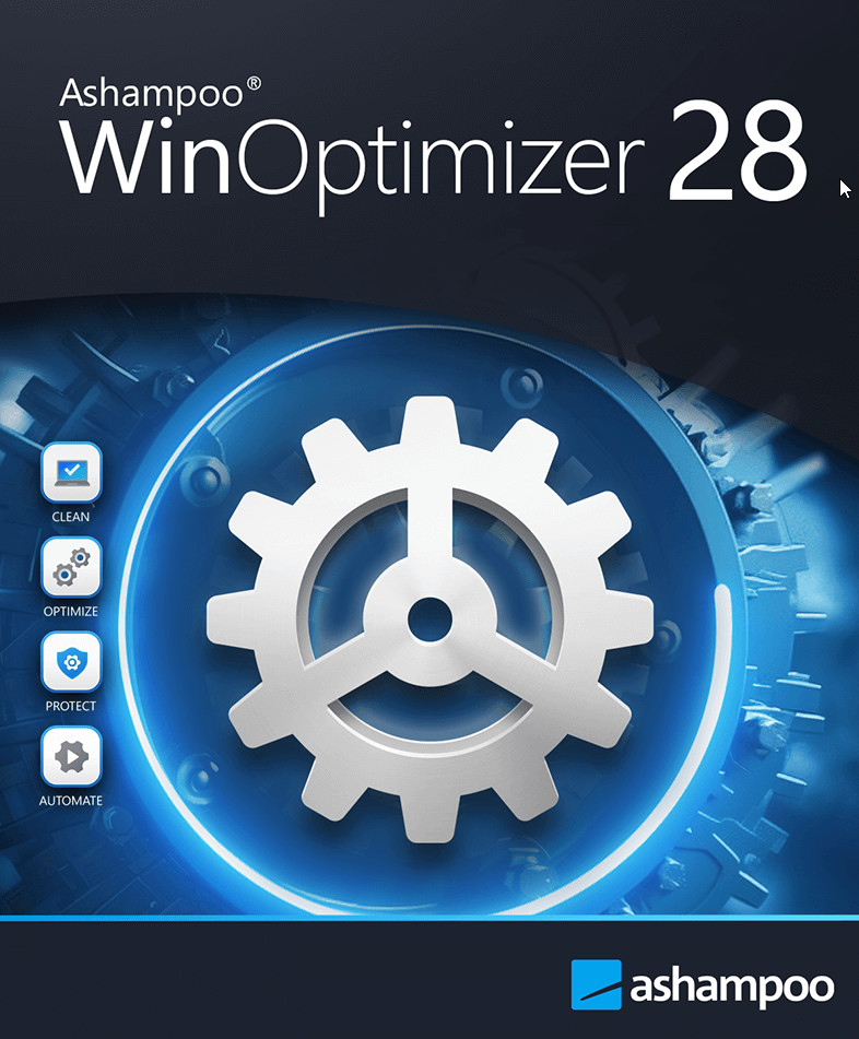 Ashampoo WinOptimizer 28- Fast. Clean. & Safe -Lifetime License for 1 PC [DISC]