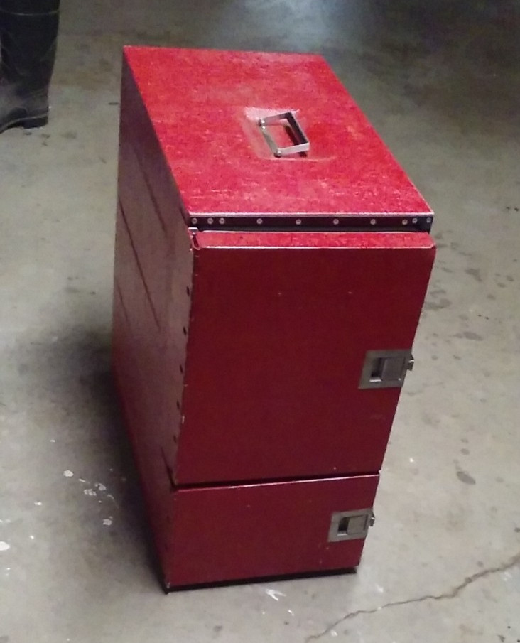 Vintage Dual Temperature Aviation Refrigerator Model SR19 Dale Engineering Inc
