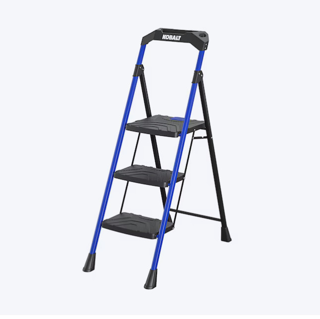 Kobalt 3 -Step 300-lb Capacity Steel Foldable Step Stool