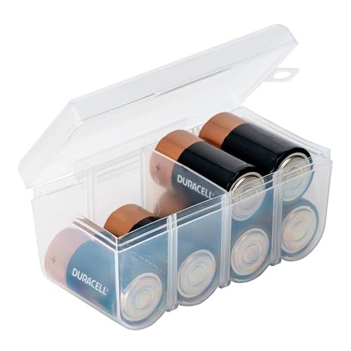 Dial Industries Battery Storage Organizer Case, 8D 8 D