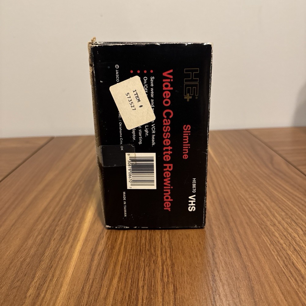 HE Slimline Video Cassette Reminder Complete In Box Tested