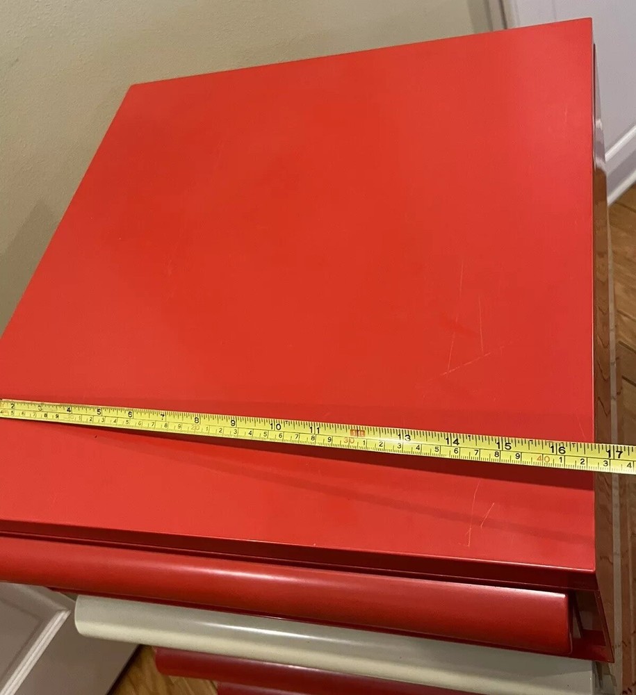 MID CENTURY KARTELL SPACE AGE PLASTIC 7 Stacking DRAWER Program SIMON FUSSEL