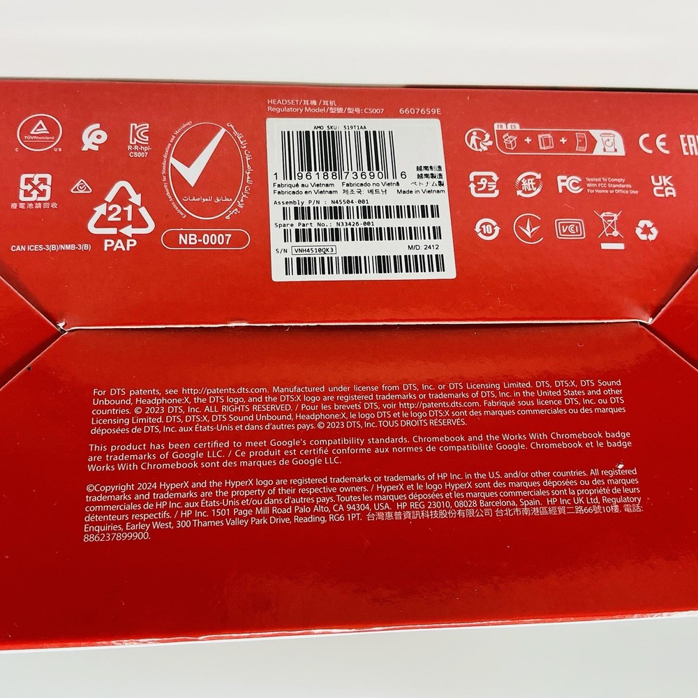 HyperX Cloud Stinger 2 Wired PC Headset (Black)