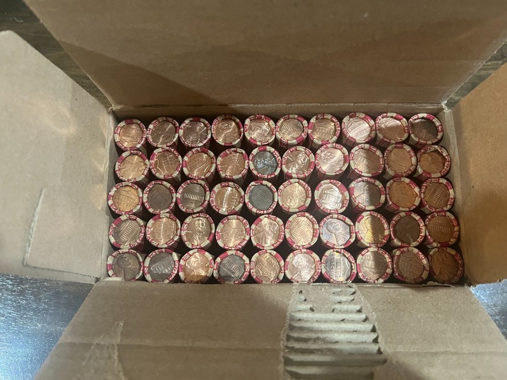 Penny rolls US Circulated "4 Rolls"
