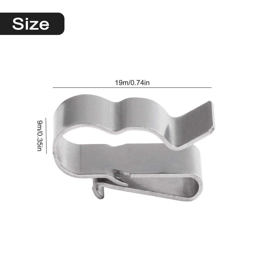 Reliable Wire Support with Stainless Steel Solar Panel Cable Clips 100 Pack