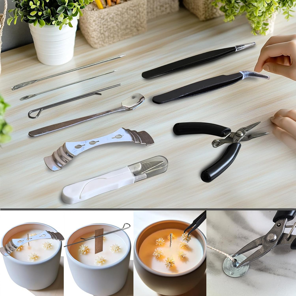 Candle Making Kit for Beginners with Storage Bag and Essential Tools