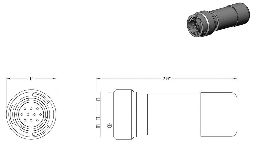 ABB 3HAC037070-001 CP/CS Connector Equivalent