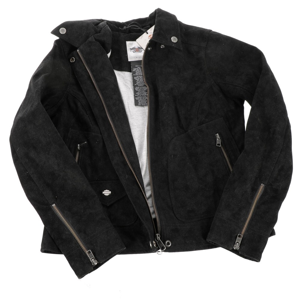 Harley Davidson Women's Black Soar Zip-Up Jacket