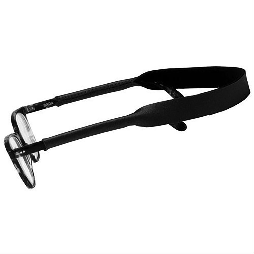 Croakies Original Solid Eyewear Retainer, Regular 2-6mm - Black (2-Pack)