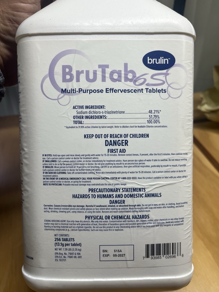 Brutabs 6s Multi Purpose Effervescent Tabs