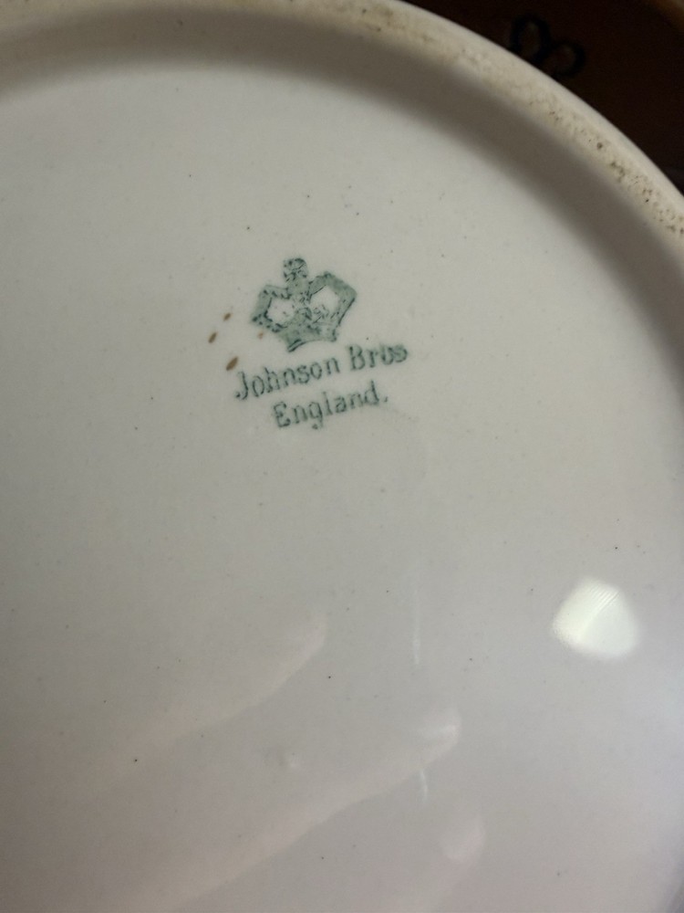 Vintage Floral China Pitcher