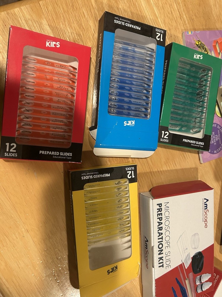 Amfar Microscope And Slides