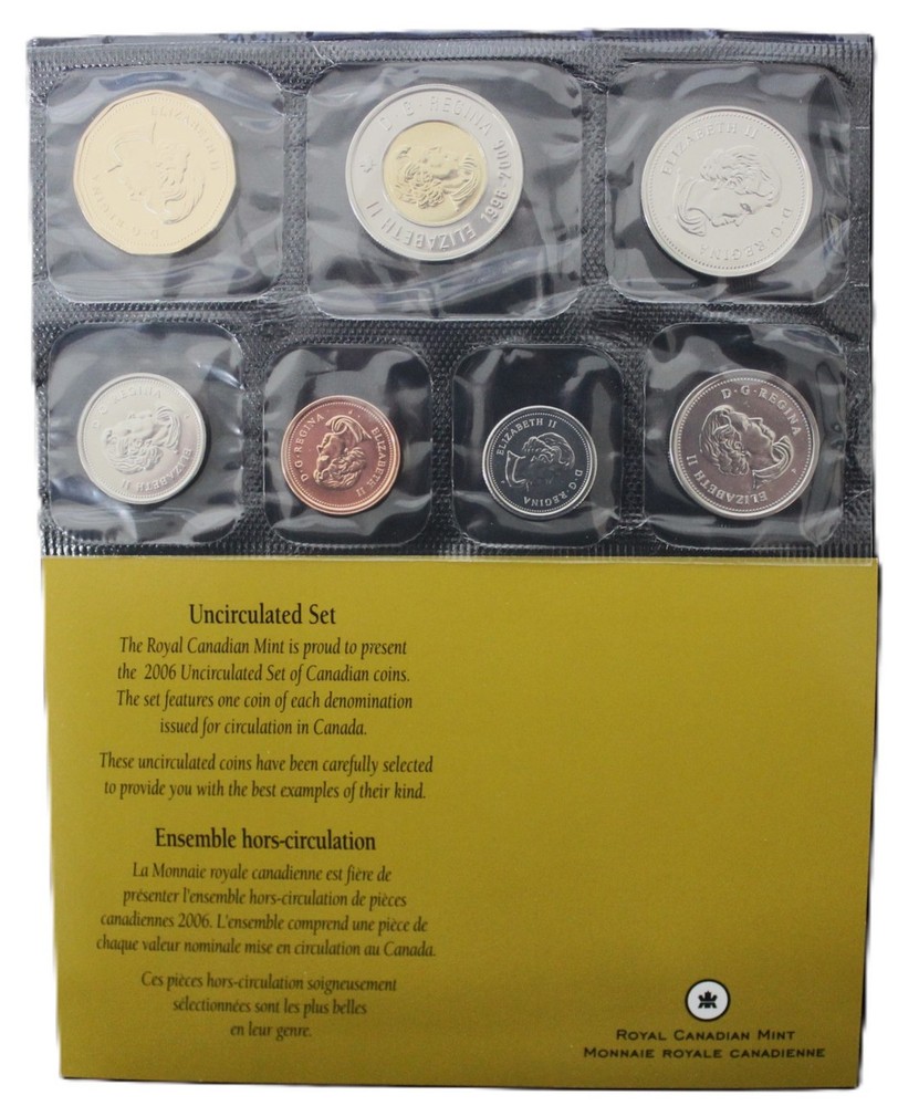 2006 Canada Proof Like "P" Regular Set