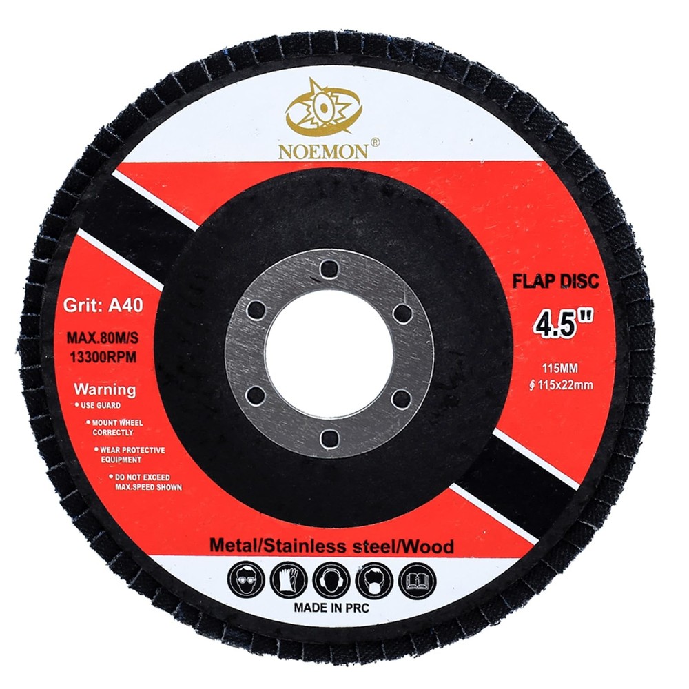 28 Pack 4 1/2 Inch Flap Disc Angle Grinder Sanding Disc Type 27 Flap Discs Pr...