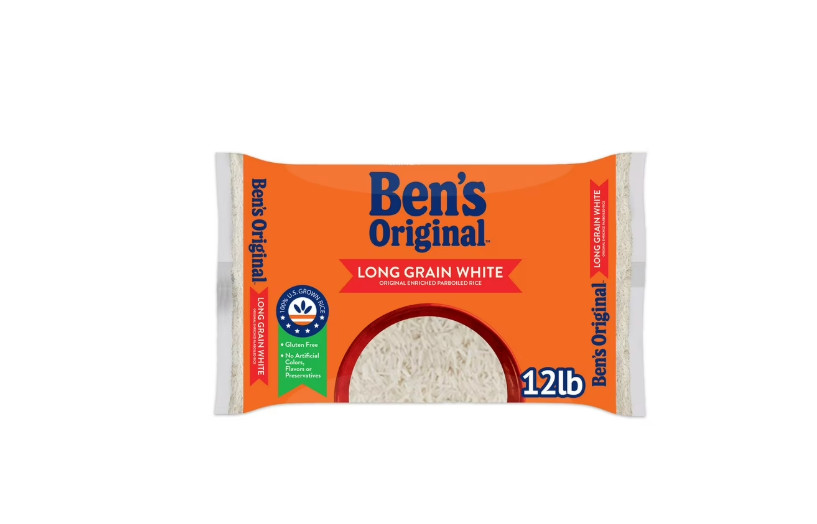 Ben's Original Enriched Long Grain White Parboiled Rice, 12 lbs.