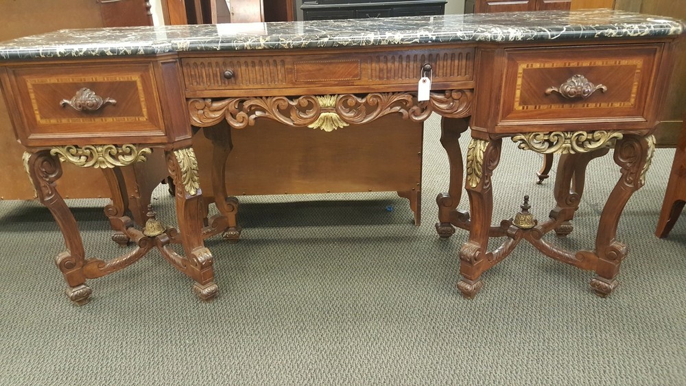 Marble Top Sideboard