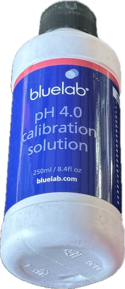 (5) Bluelab 4.0 Calibration Solution 250 mL meter buffer ph hydroponics tds