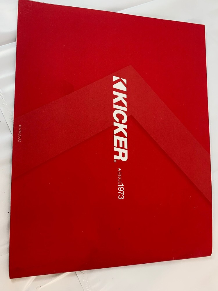 KICKER Performance Car Audio Catalog Brochure Comp CompR CompRT Solo-Baric KM PS
