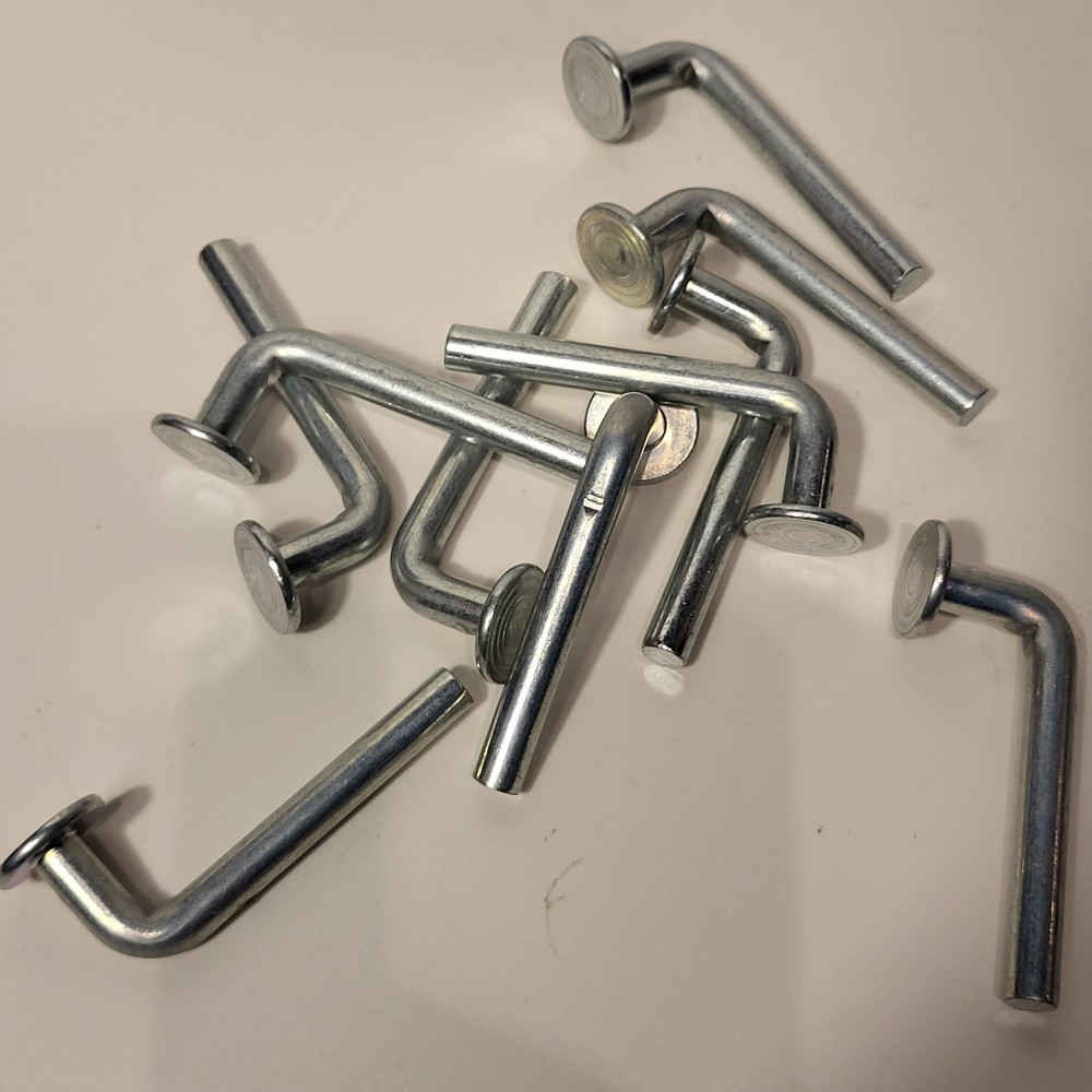 Universal Pallet Rack J Bolt Drop Pin, Pkg Qty 167